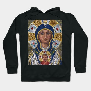 Virgin Mary Glass Mosaic Hoodie